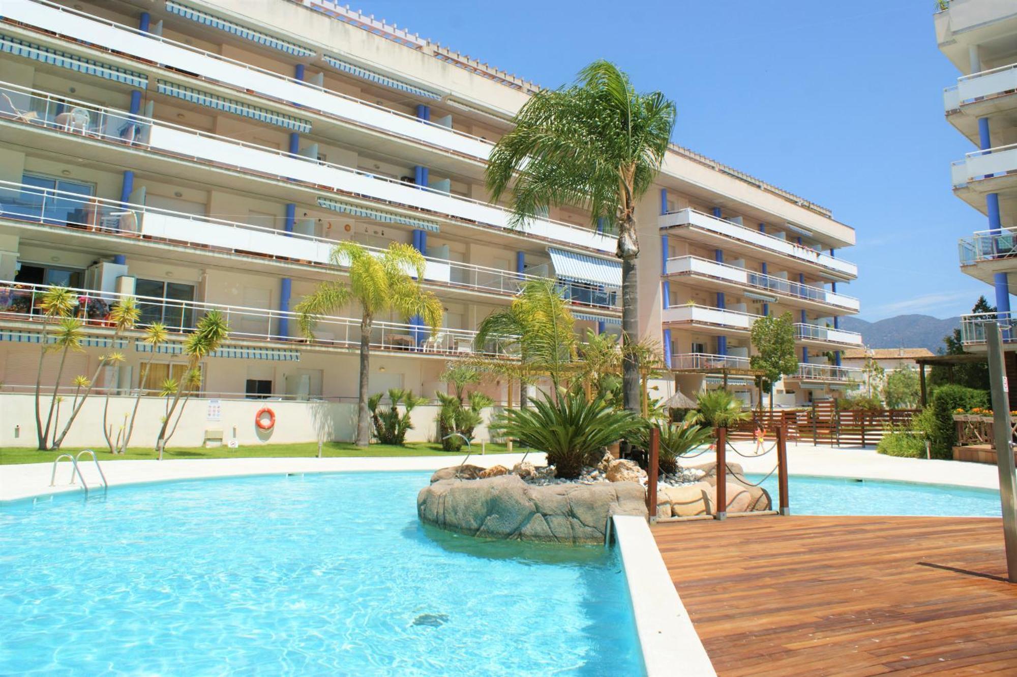 Апартаменти Bonito Piso En Roses Con Piscina Y Parking Av-66 Екстер'єр фото